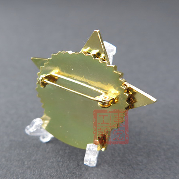 鍍真金徽章定做