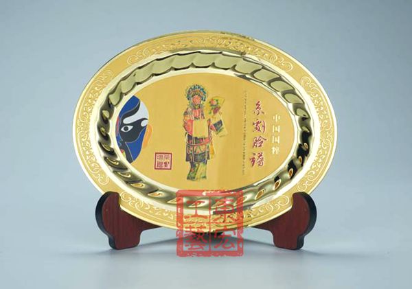 臉譜紀(jì)念盤定制