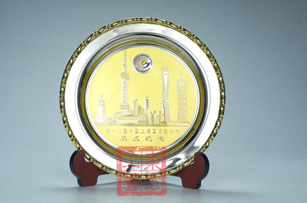 金屬紀(jì)念盤定制