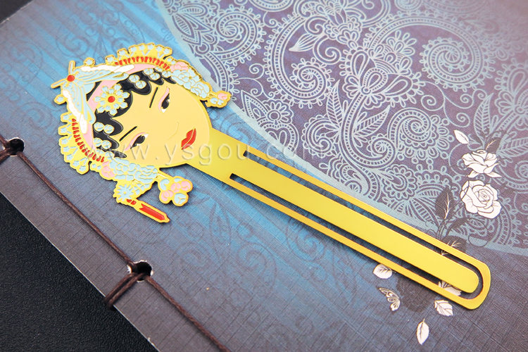 京劇臉譜書(shū)簽定做