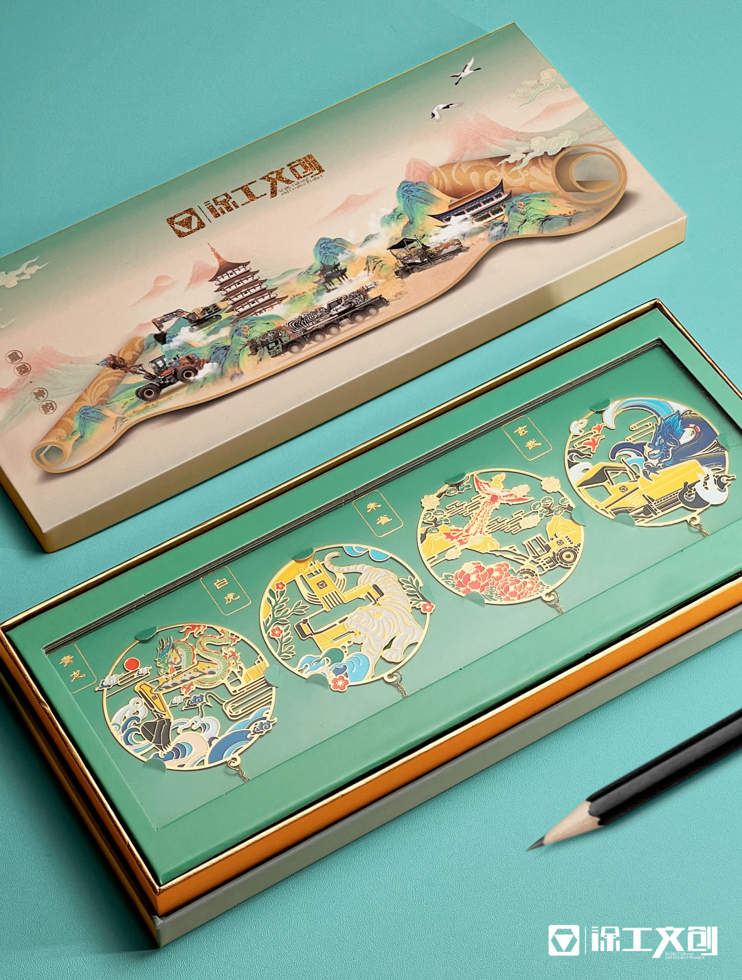 重器神韻、國(guó)風(fēng)雅韻—濟(jì)安文創(chuàng)書簽定制走進(jìn)徐工集團(tuán)