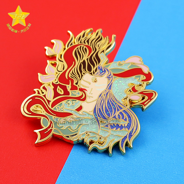 哪吒敖丙徽章,定制金屬徽章文創(chuàng)禮品、品牌禮贈品成為一種潮流趨勢