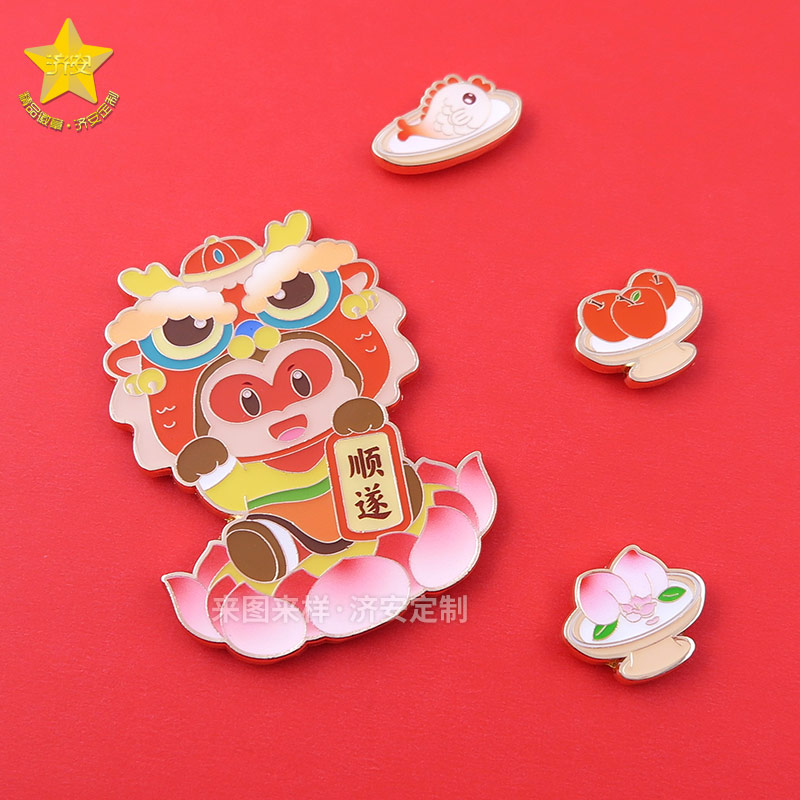 新年新氣象，冰箱貼、紀念章文創(chuàng)禮品讓年味提前來敲門！西游樂園新年祝福冰箱貼