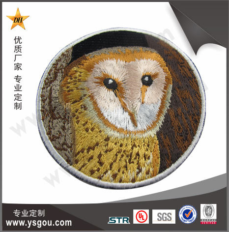 動物刺繡臂章