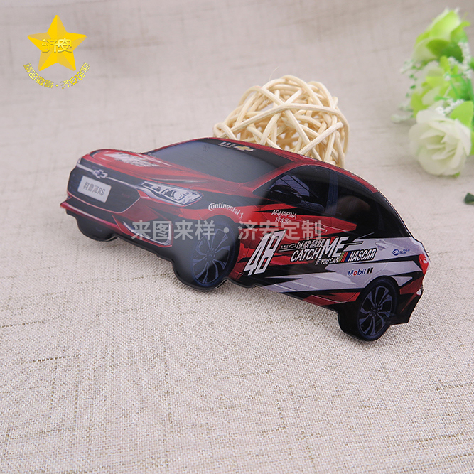 汽車造型冰箱貼,金屬磁吸貼,個性磁力貼定做廠家濟(jì)安