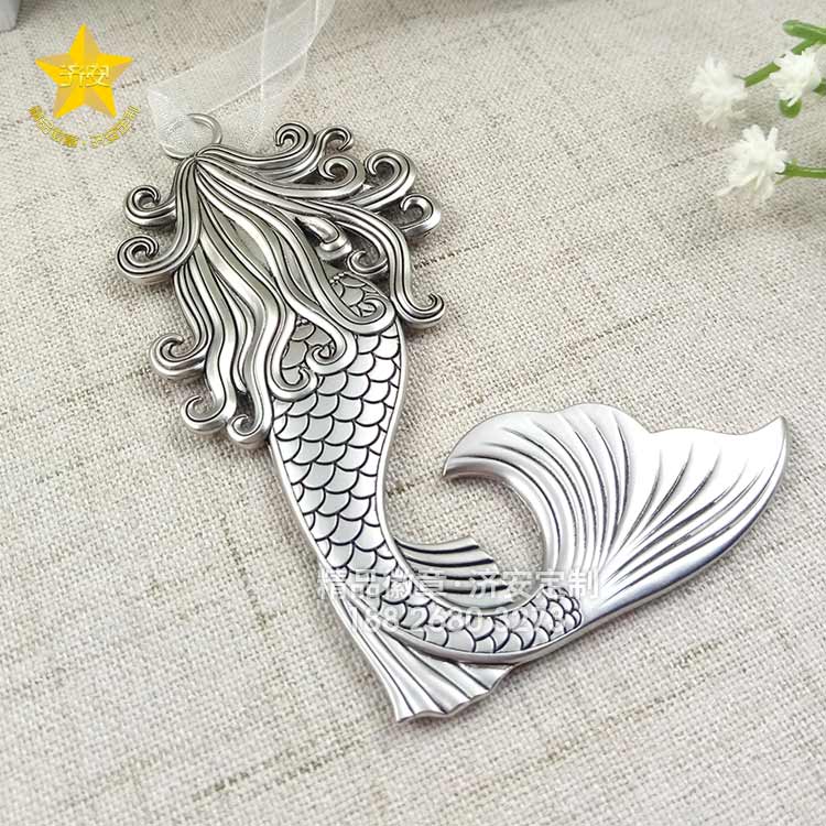 創(chuàng)意美人魚鑰匙扣掛件個(gè)性飾品,時(shí)尚金屬鑰匙扣定制廠家