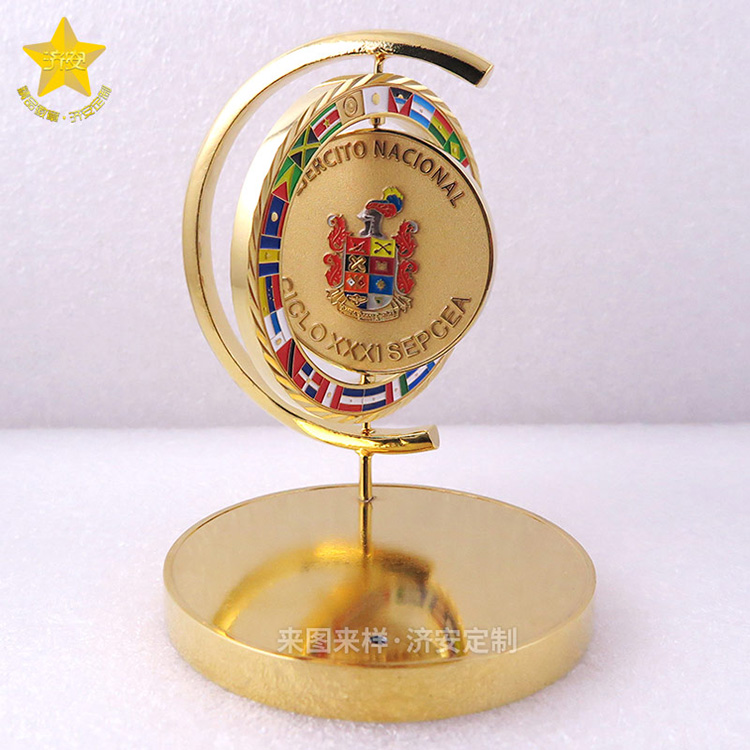 360度旋轉(zhuǎn)擺件金屬創(chuàng)意禮品生產(chǎn)廠家 公司紀念品定制