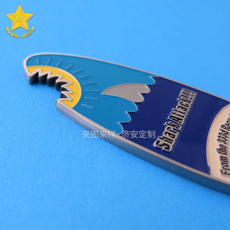 鯊魚圖案開瓶器，外國開瓶器來圖定制工廠