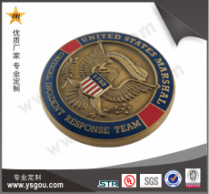 美國老鷹紀念章定做廠家