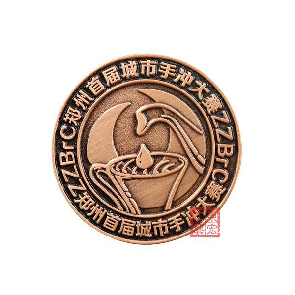 手沖大賽徽章，徽章定制，比賽徽章