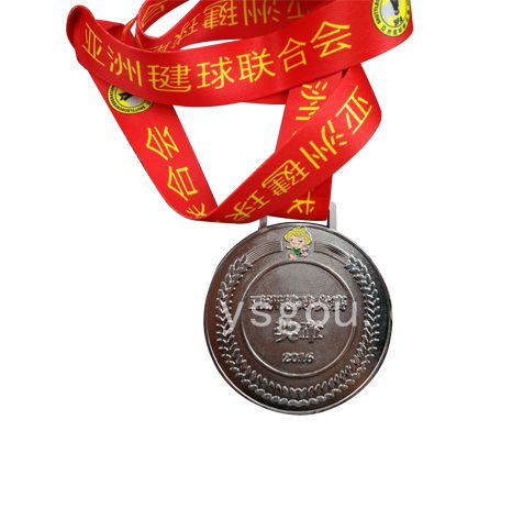 毽球競賽獎章定制，金屬獎牌定做