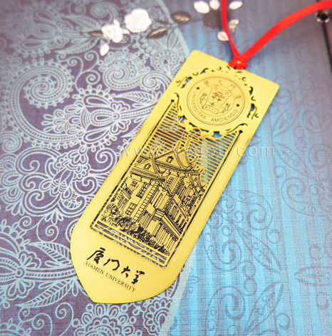 學(xué)校紀(jì)念品書(shū)簽,學(xué)校元素書(shū)簽定做廠家