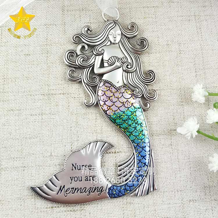創(chuàng)意美人魚鑰匙扣掛件個性飾品