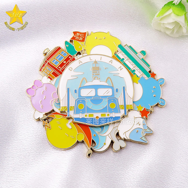 來圖定制旋轉(zhuǎn)冰箱貼旅游紀念品